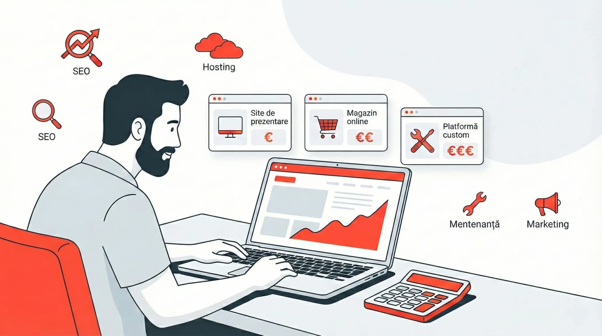 Cât costă un site web în 2026? Ghid complet cu prețuri